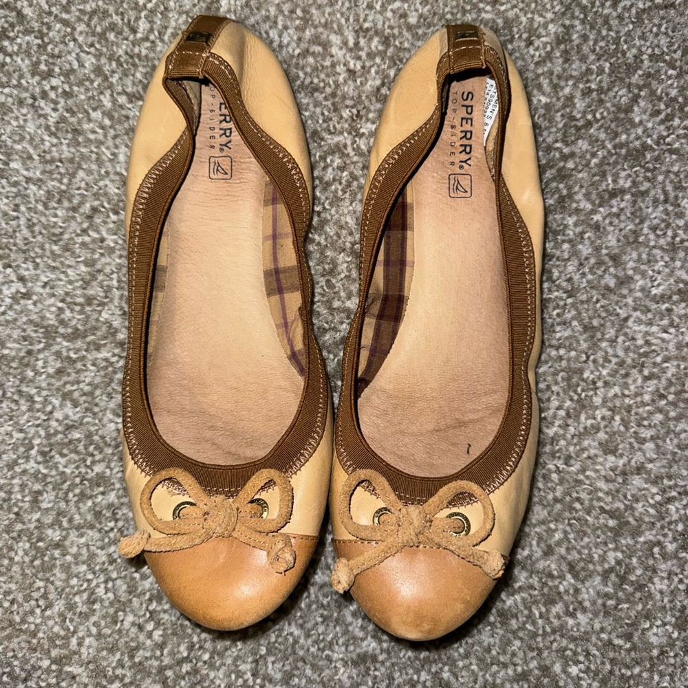 Sperry Topsider Elise Leather Ballet Flats